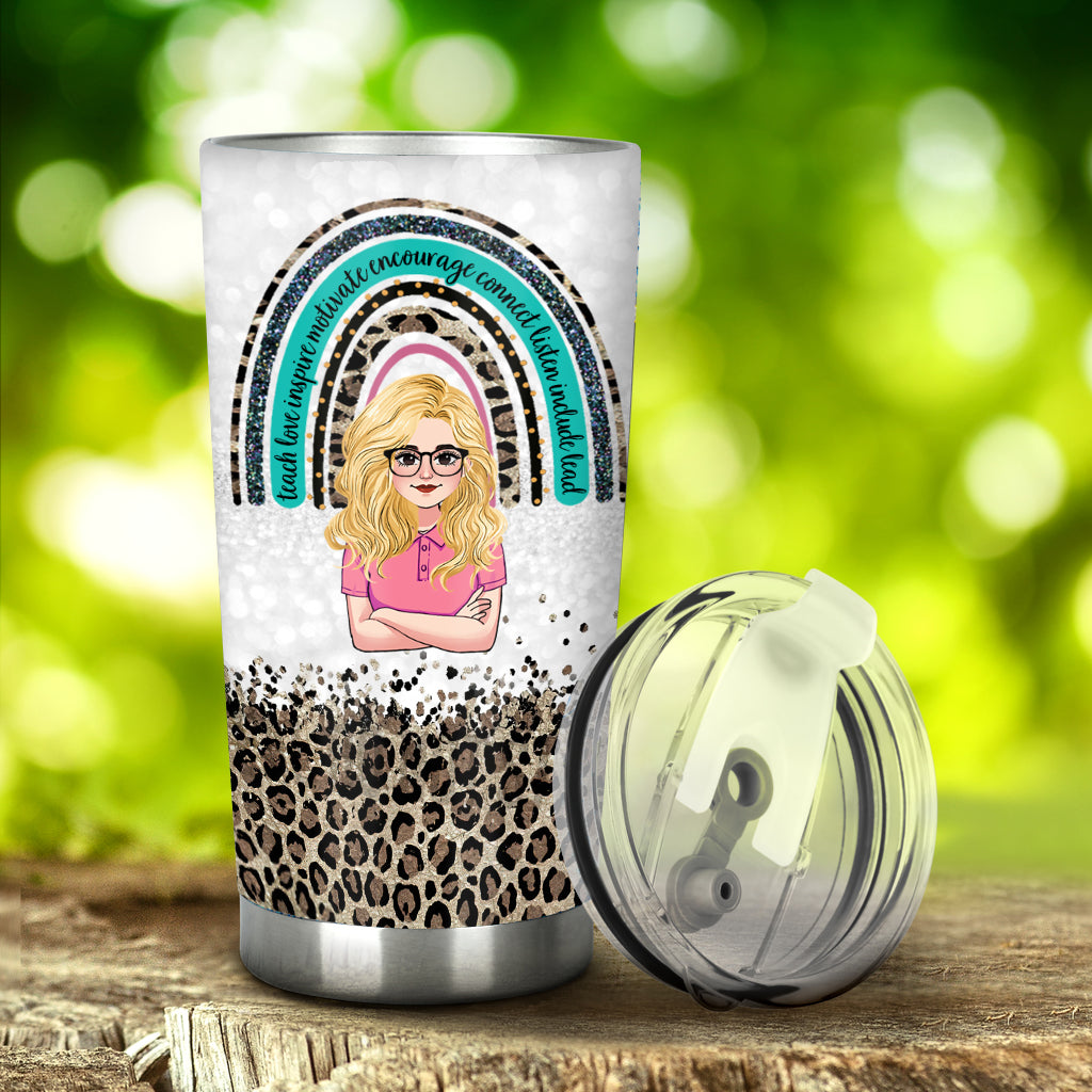 Teach Love Inspire - Personalized Teacher Tumbler