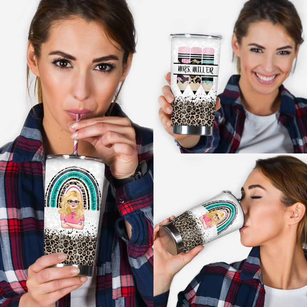 Teach Love Inspire - Personalized Teacher Tumbler