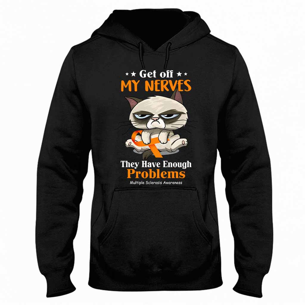 Get Off My Nerves - Multiple Sclerosis Awareness T-shirt And Hoodie 092021