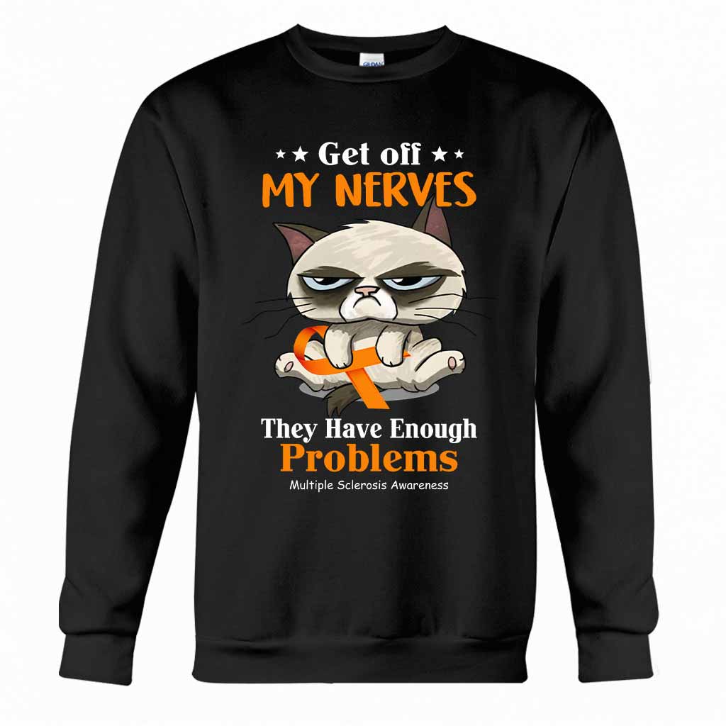 Get Off My Nerves - Multiple Sclerosis Awareness T-shirt And Hoodie 092021
