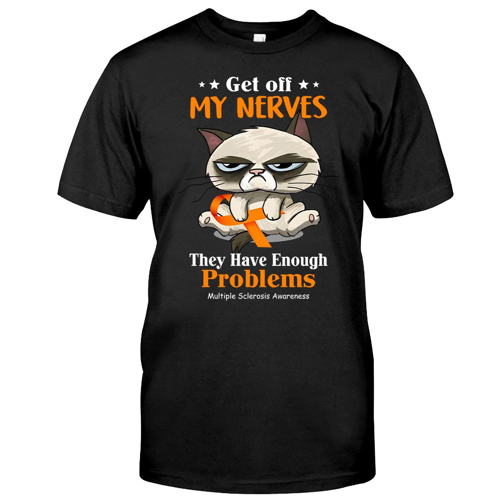 Get Off My Nerves - Multiple Sclerosis Awareness T-shirt And Hoodie 092021