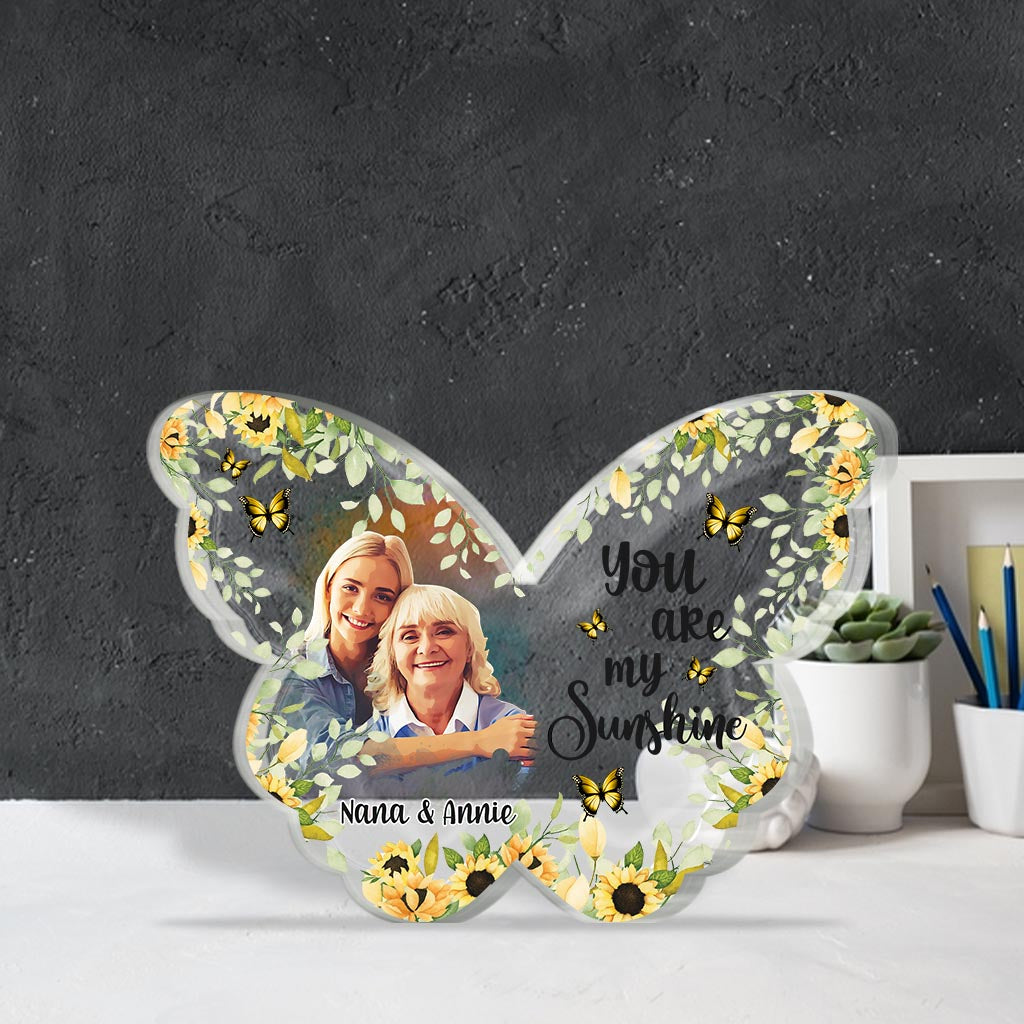 You Are My Sunshine - Personalized Mother Custom Shaped Acrylic Plaque