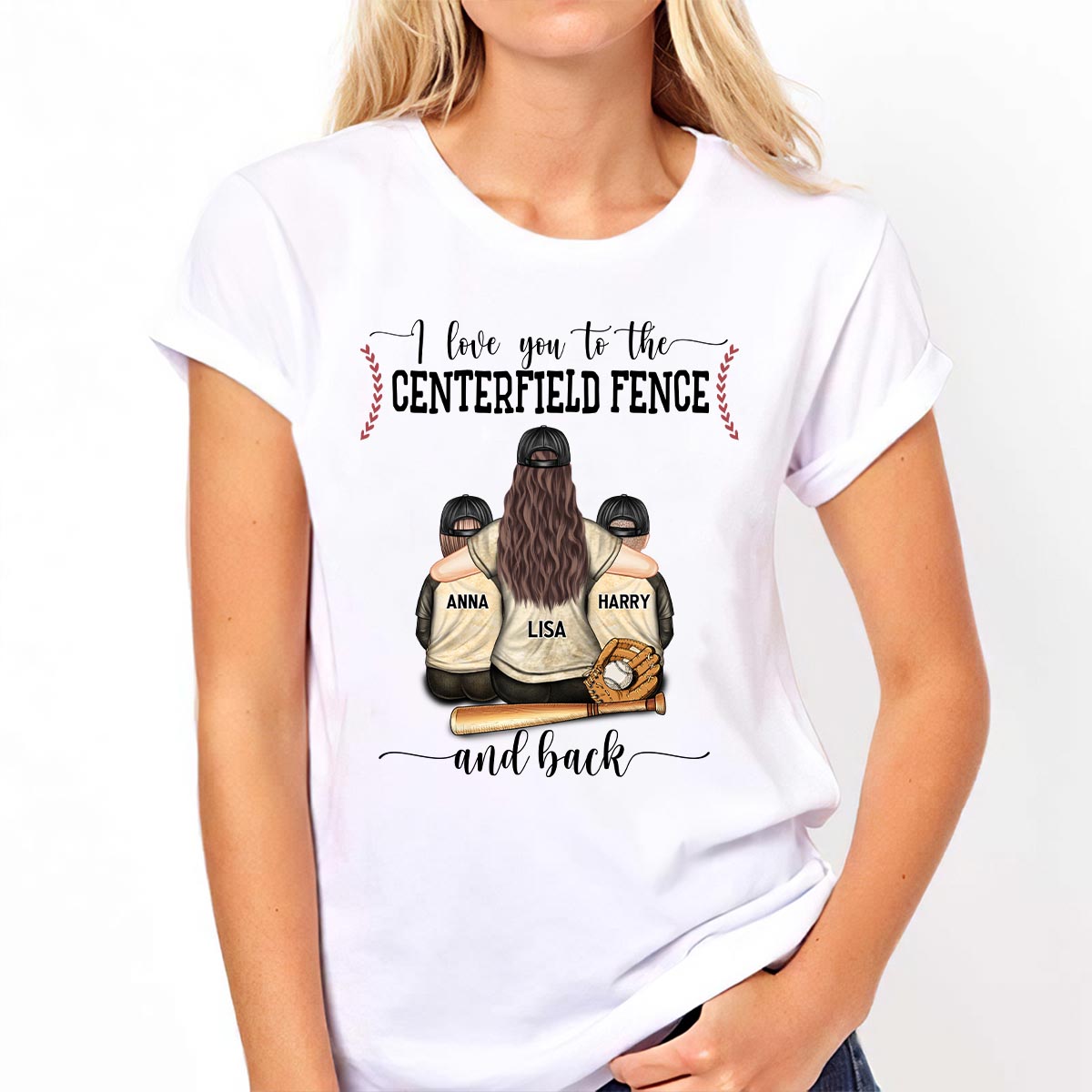 My Heart Is On That Field - Personalized Baseball T-shirt And Hoodie