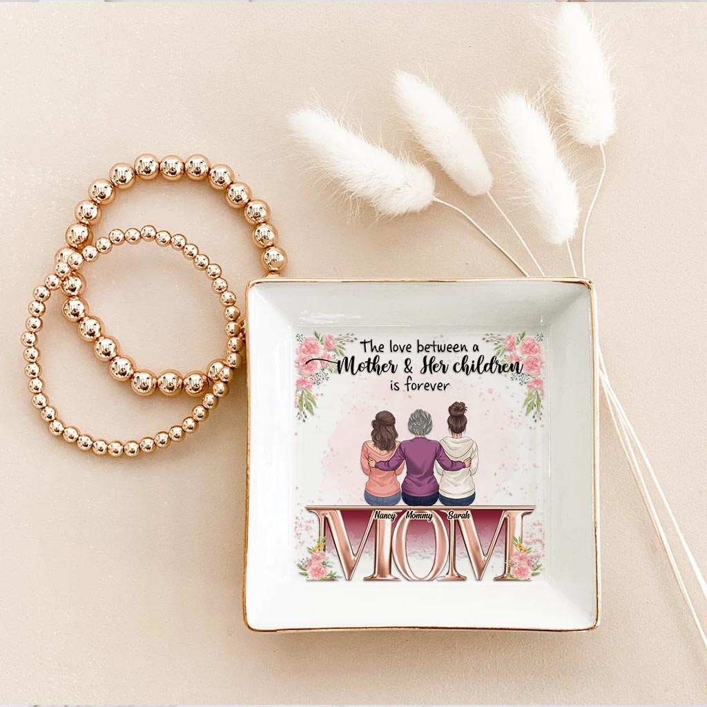 The Love Is Forever - Personalized Mother's Day Mother Jewelry Dish