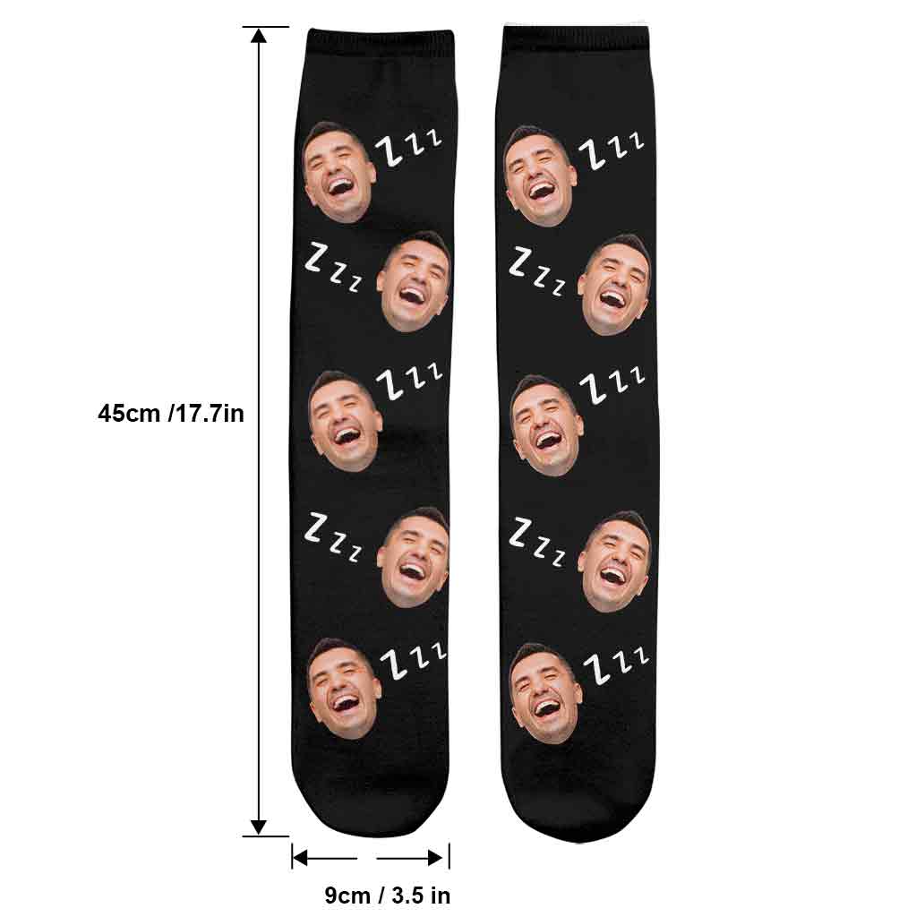 I'm Not Sleeping - Personalized Father Socks