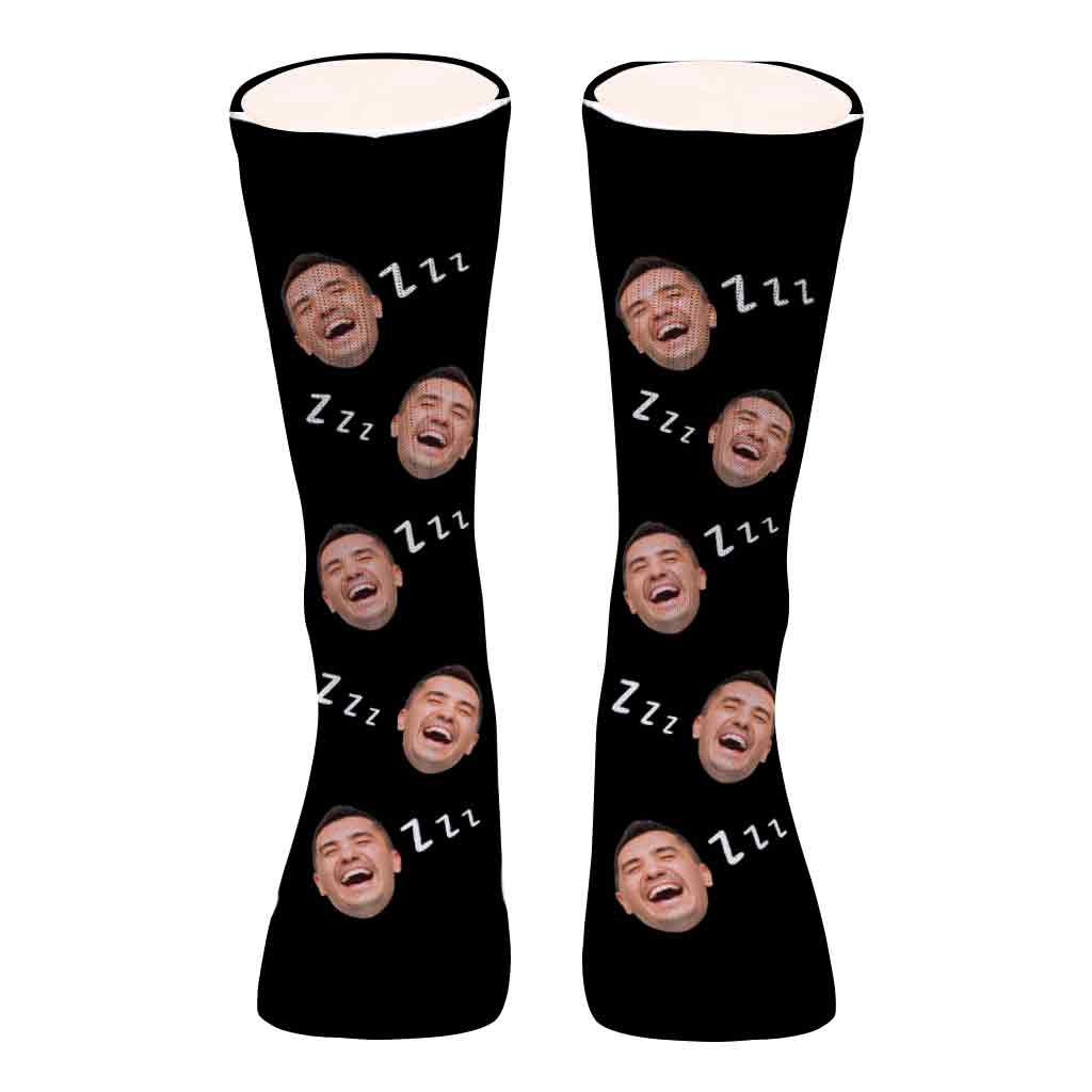 I'm Not Sleeping - Personalized Father Socks