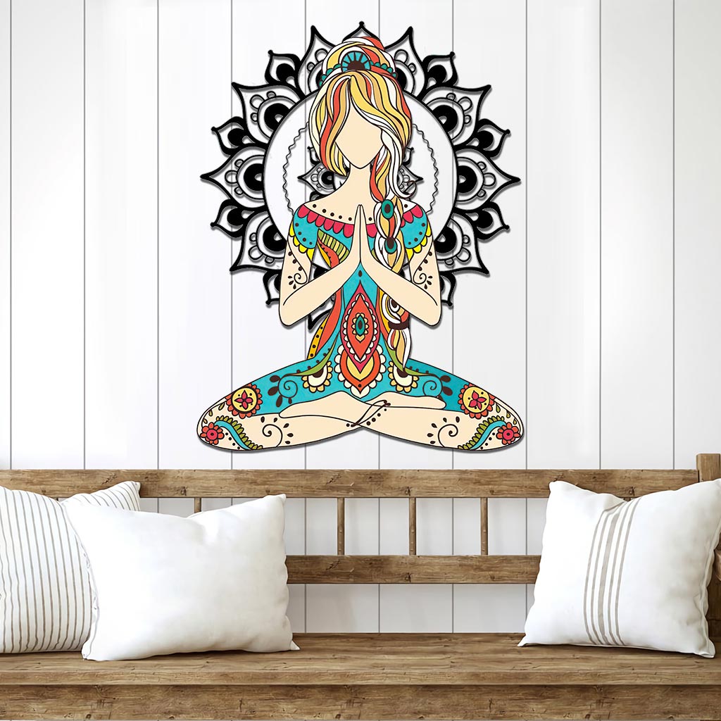Peace Love Light Cut Metal Sign