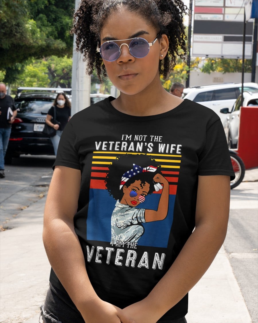 T-shirt et sweat à capuche « Je suis un vétéran afro-américain » 0224
