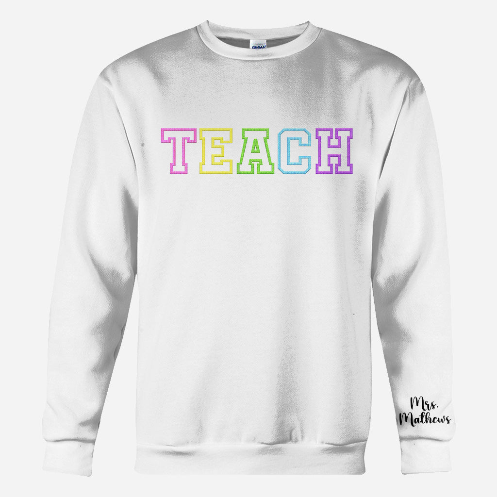 A Great Teacher - Personalized Teacher All Over Shirt