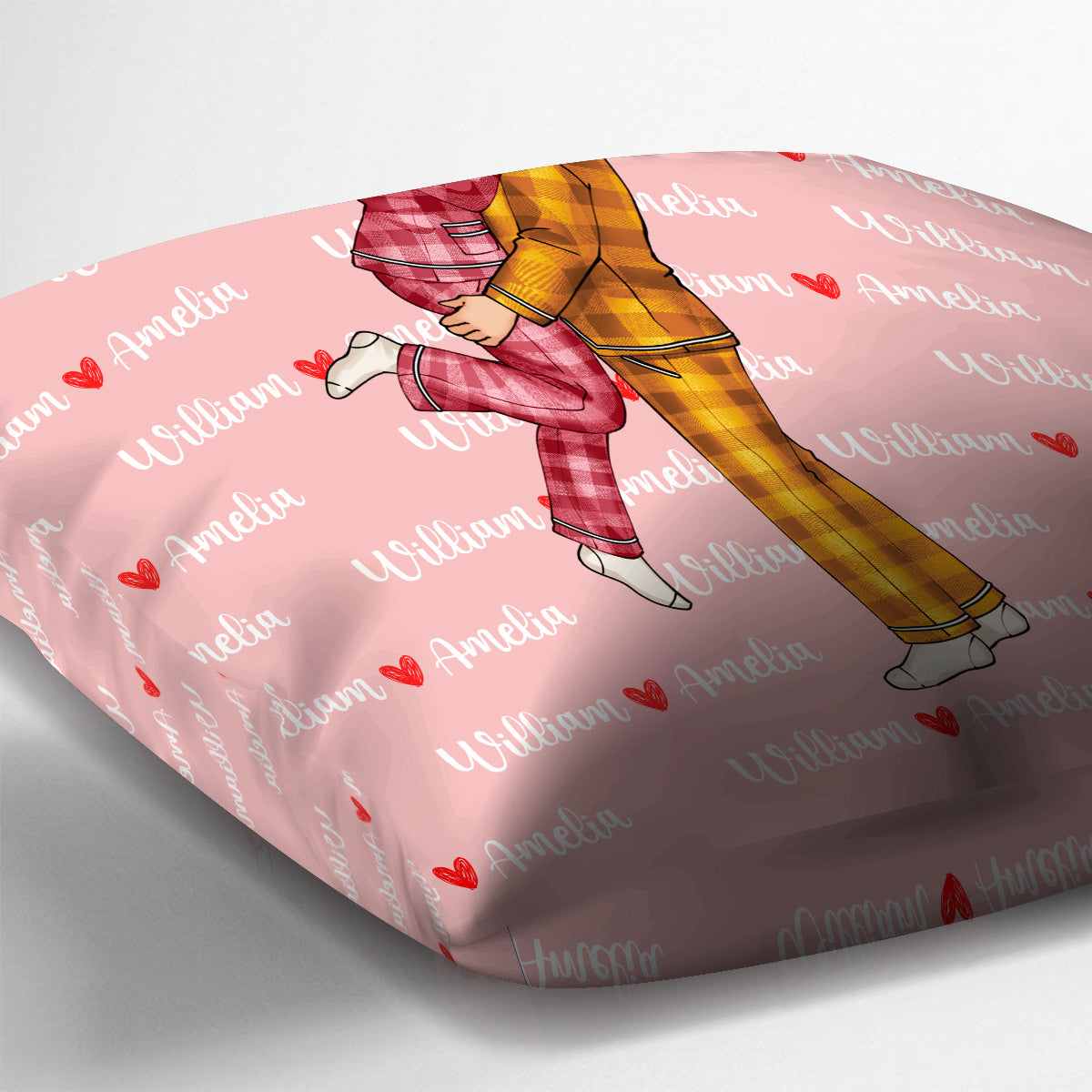 I Love You Forever - gift for husband, wife, girlfriend, boyfriend - Personalized Throw Pillow