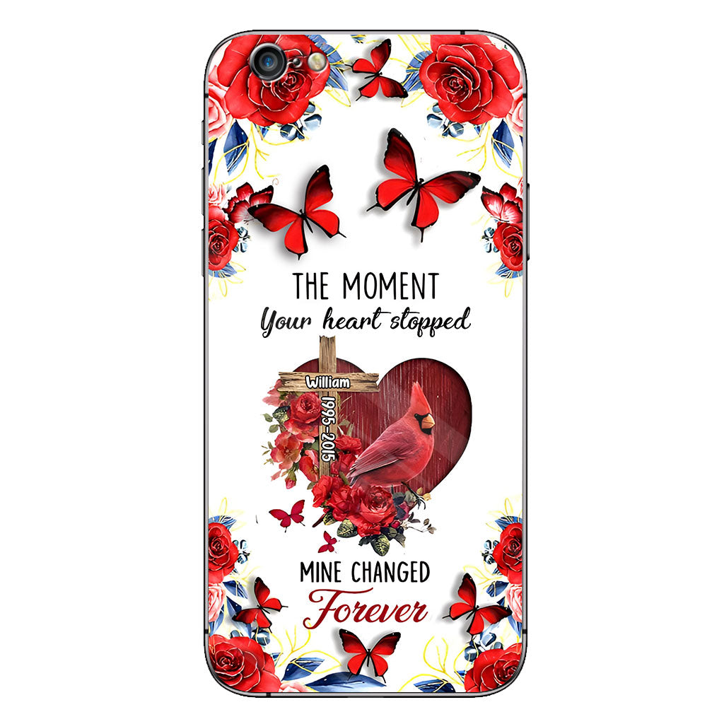 The Moment Your Heart Stopped - Personalized Memorial Phone Case