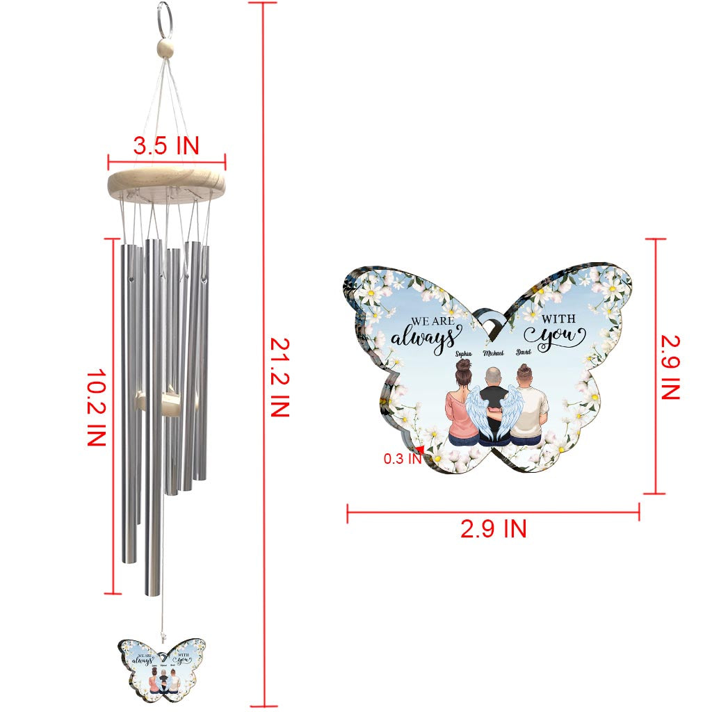 I'm Always With You - Personalized Memorial Wind Chime