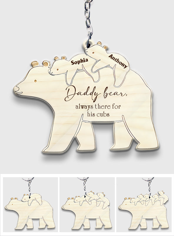 We Love You - Gift for dad - Personalized Keychain