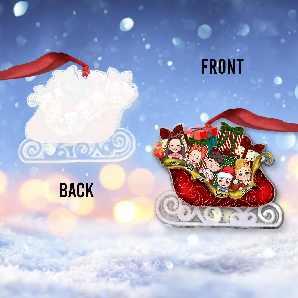 Our Grandkids - Personalized Grandma Transparent Ornament