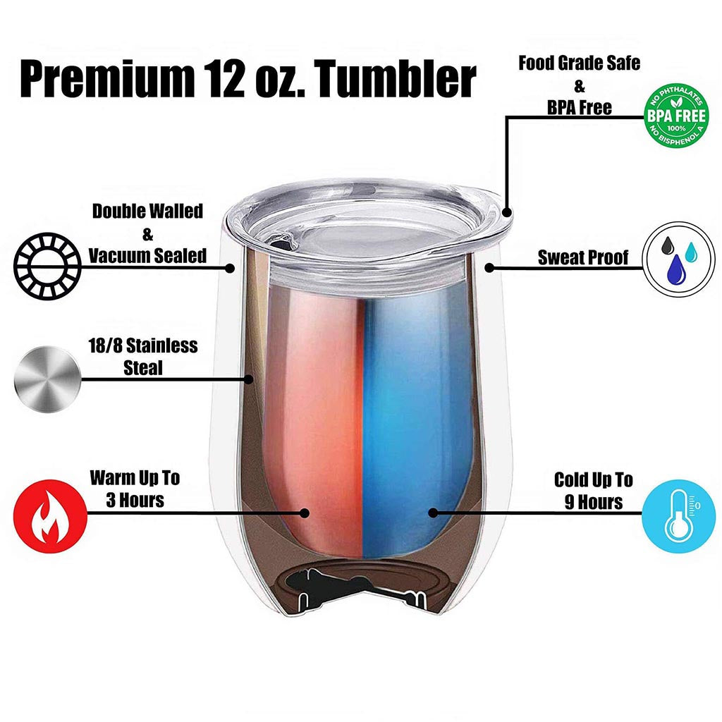 Zodiac Sign - Personalized Horoscope Wine Tumbler