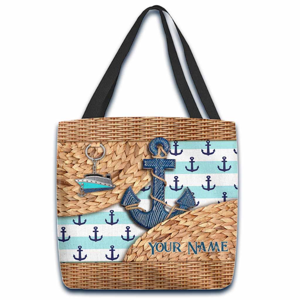 Sac fourre-tout personnalisé « Amoureux de la mer » avec motif imprimé en 3D, style éclectique