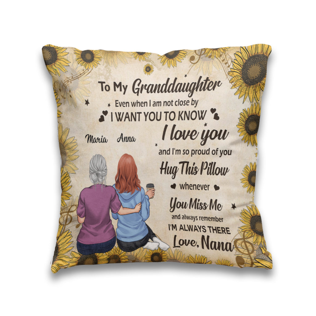Hug This Pillow - Personalized Mother's Day Grandma Throw Pillow