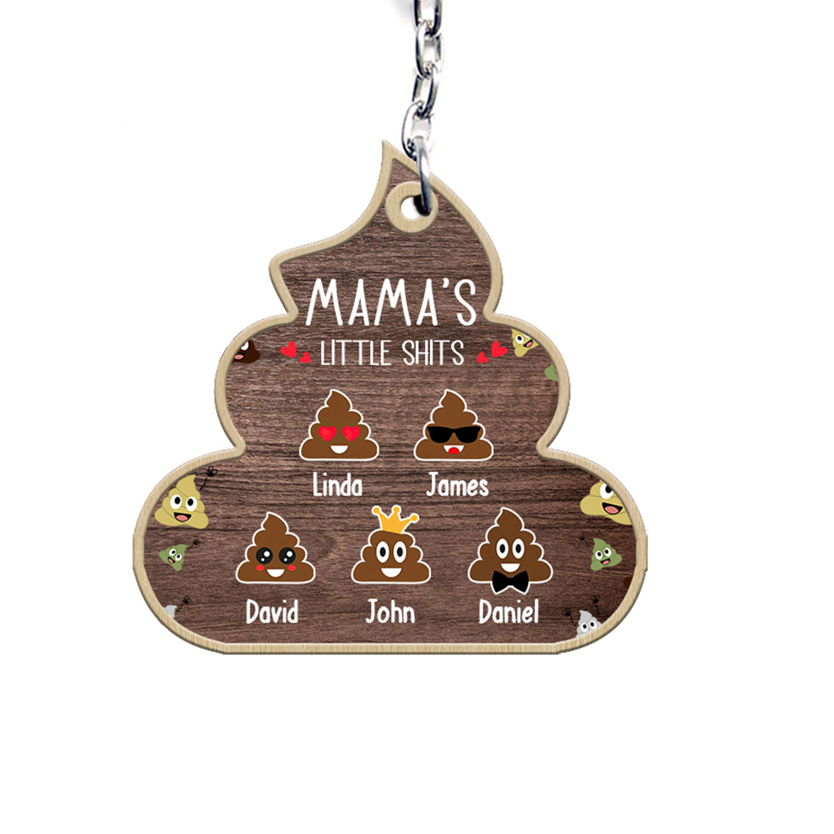ĐBTG -Nana Lil's Shite - Gift for grandma, mom, dad, grandpa - Personalized Keychain