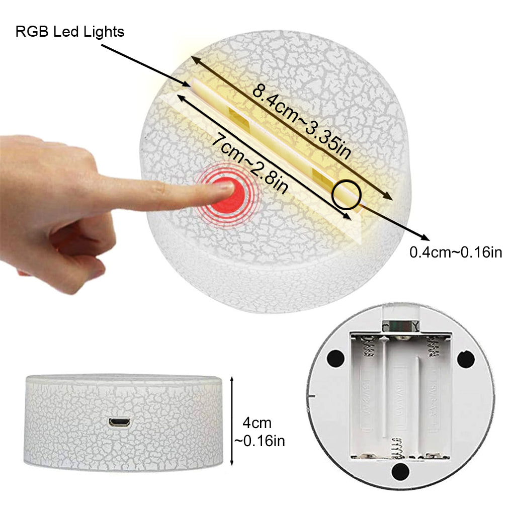 Gamer Dad - Personalized Video Game Shaped Plaque Light Base