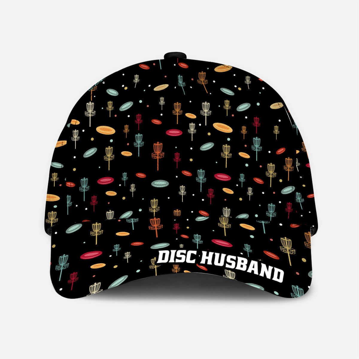Disc Daddy – Disc-Golf-Geschenk für Papa, Opa, Mama, Oma – Personalisierte klassische Kappe