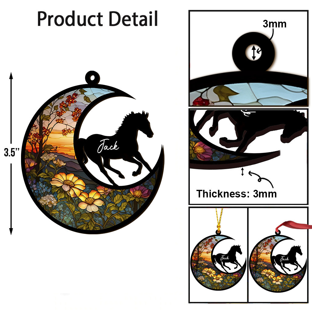 Love Horses - Personalized Horse Ornament