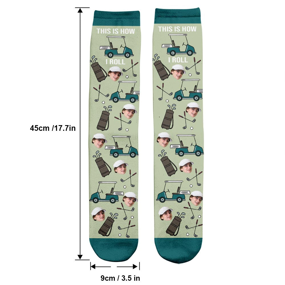 This Is How I Roll - Personalized Golf Socks