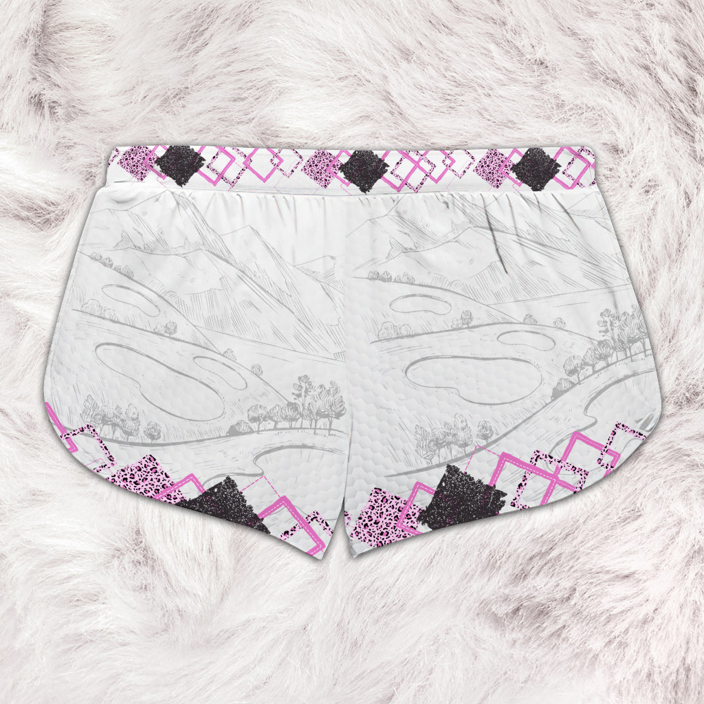 Custome Name 19th Hole - Personalized Golf Women Shorts