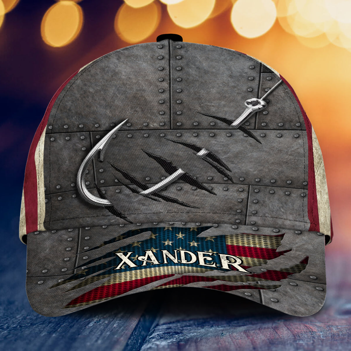 Fishing Hook Cool Design - Personalized Fishing Classic Cap