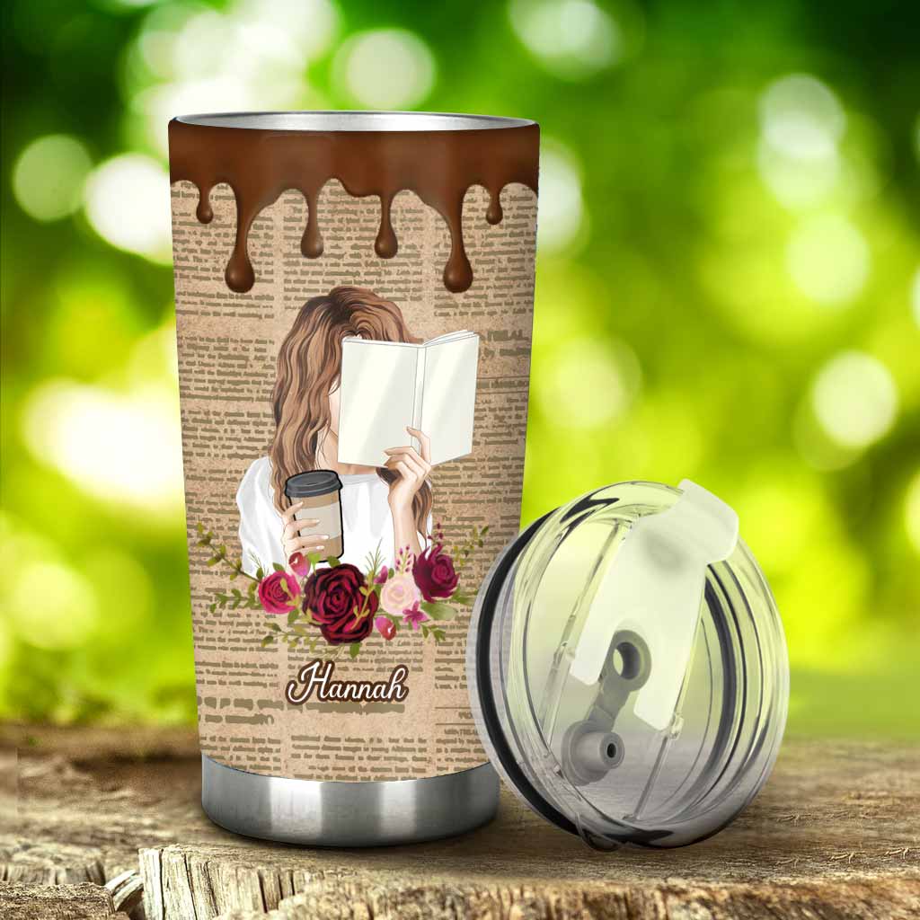 That's What I Do I Read I Drink And I Know Things - Personalized Book Tumbler