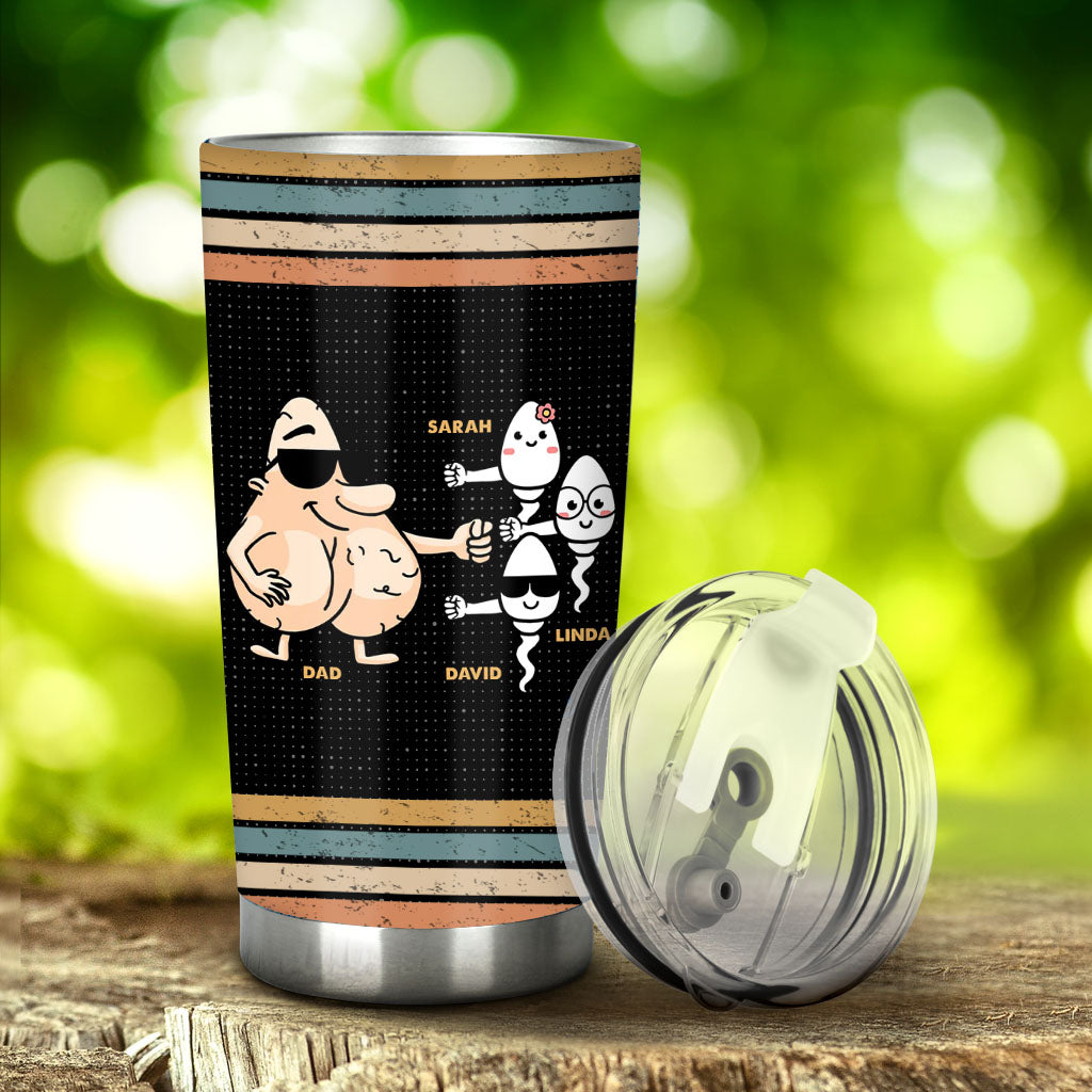 Dear Dad Great Job - Personalized Father's Day Father Tumbler