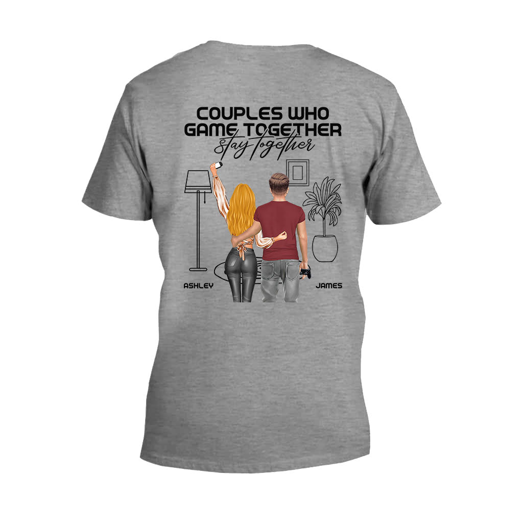 Couples Who Game Together Stay Together - Personalized Video Game T-shirt and Hoodie