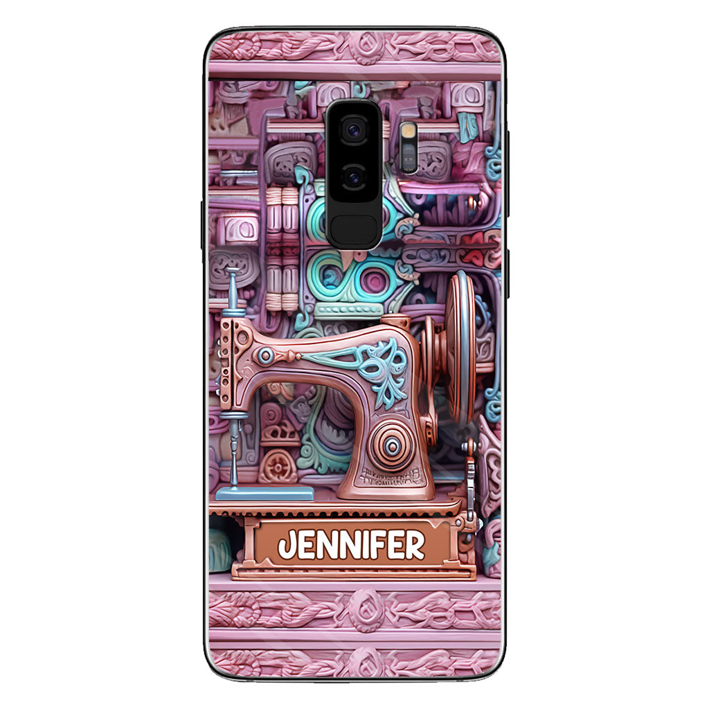 Love Sewing - Personalized Sewing Phone Case