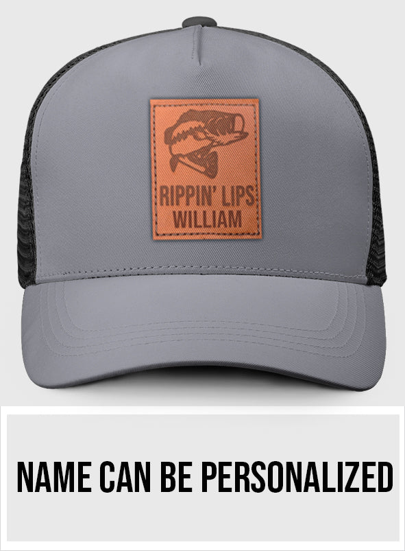 Bass Fishing Hat - Personalized Fishing Trucker Hat