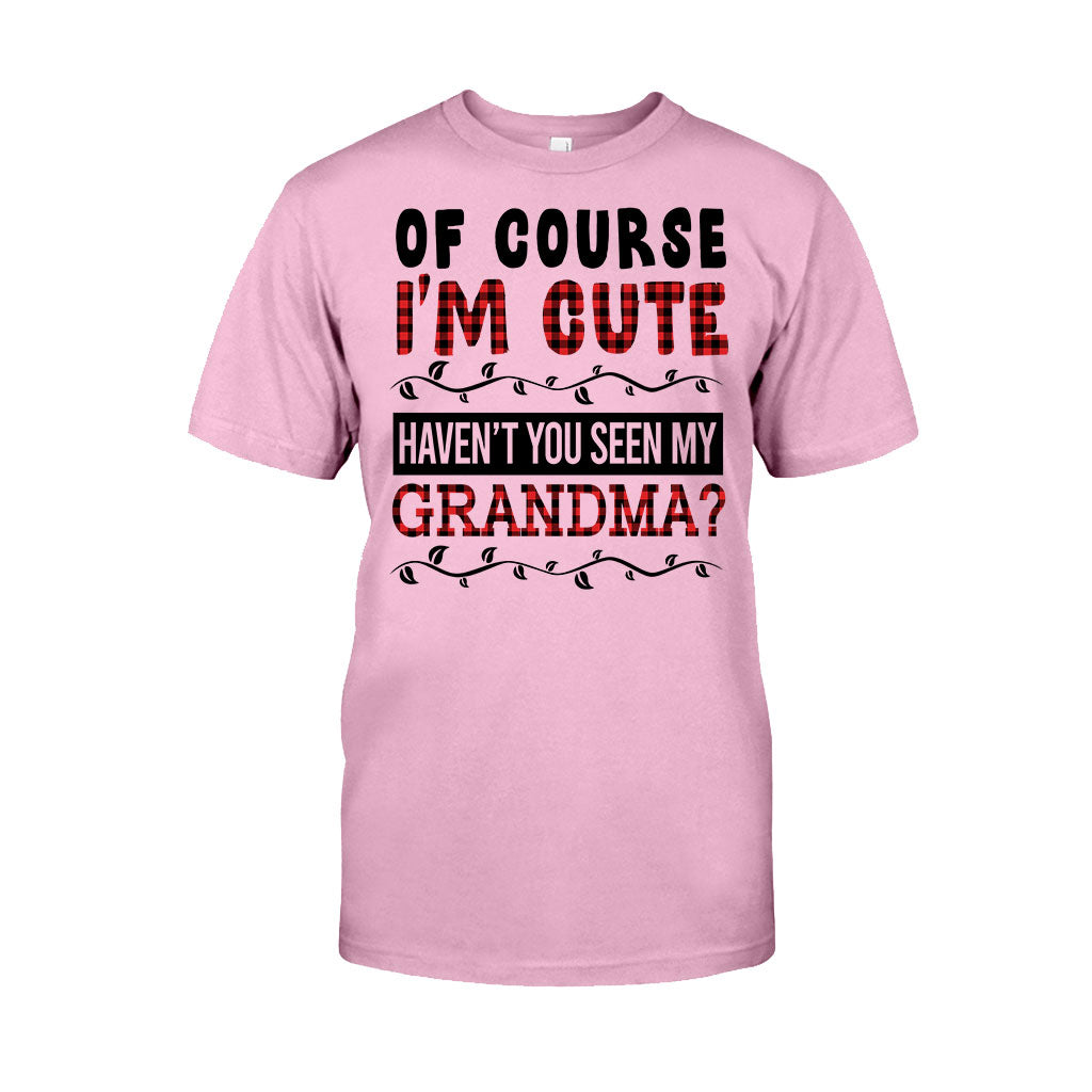 Of Course I'm Cute - Personalized Grandpa T-shirt And Hoodie
