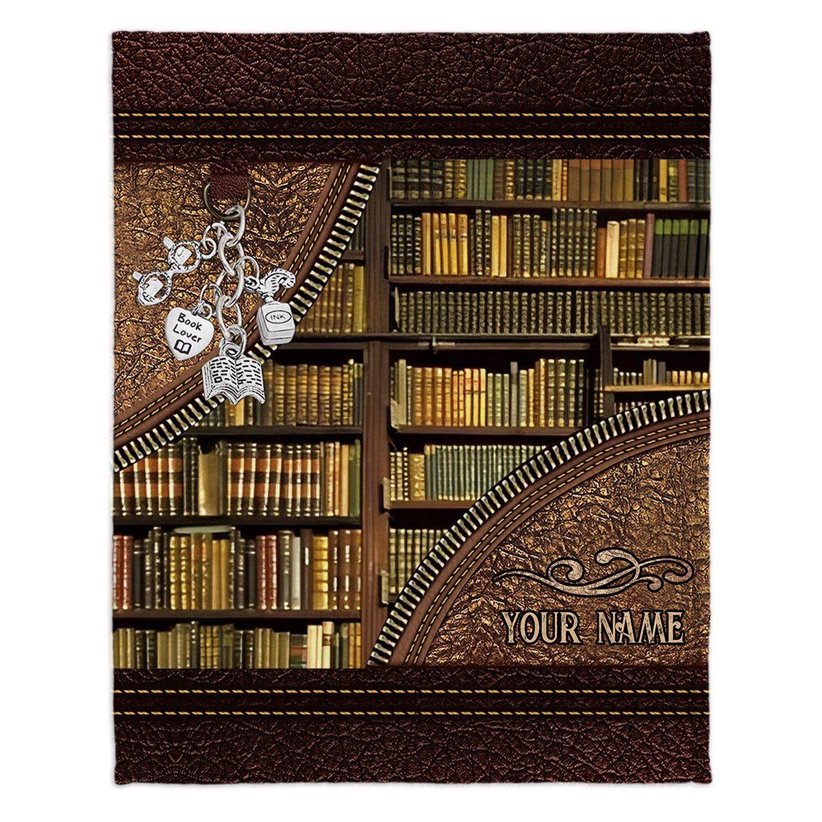 Couverture personnalisée pour bibliothécaire - Bibliothèque
