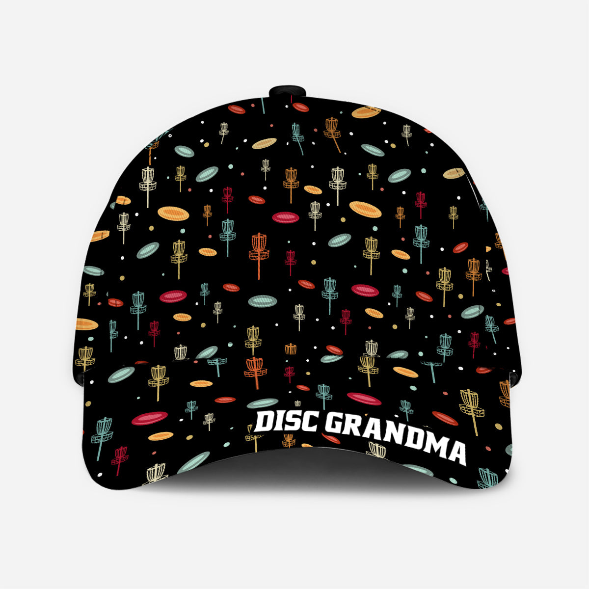 Disc Daddy – Disc-Golf-Geschenk für Papa, Opa, Mama, Oma – Personalisierte klassische Kappe