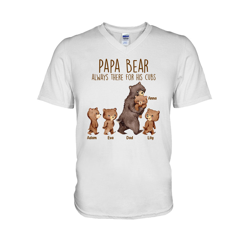 Papa Bear - Gift for dad, grandpa, uncle, brother - Personalized T-shirt And Hoodie