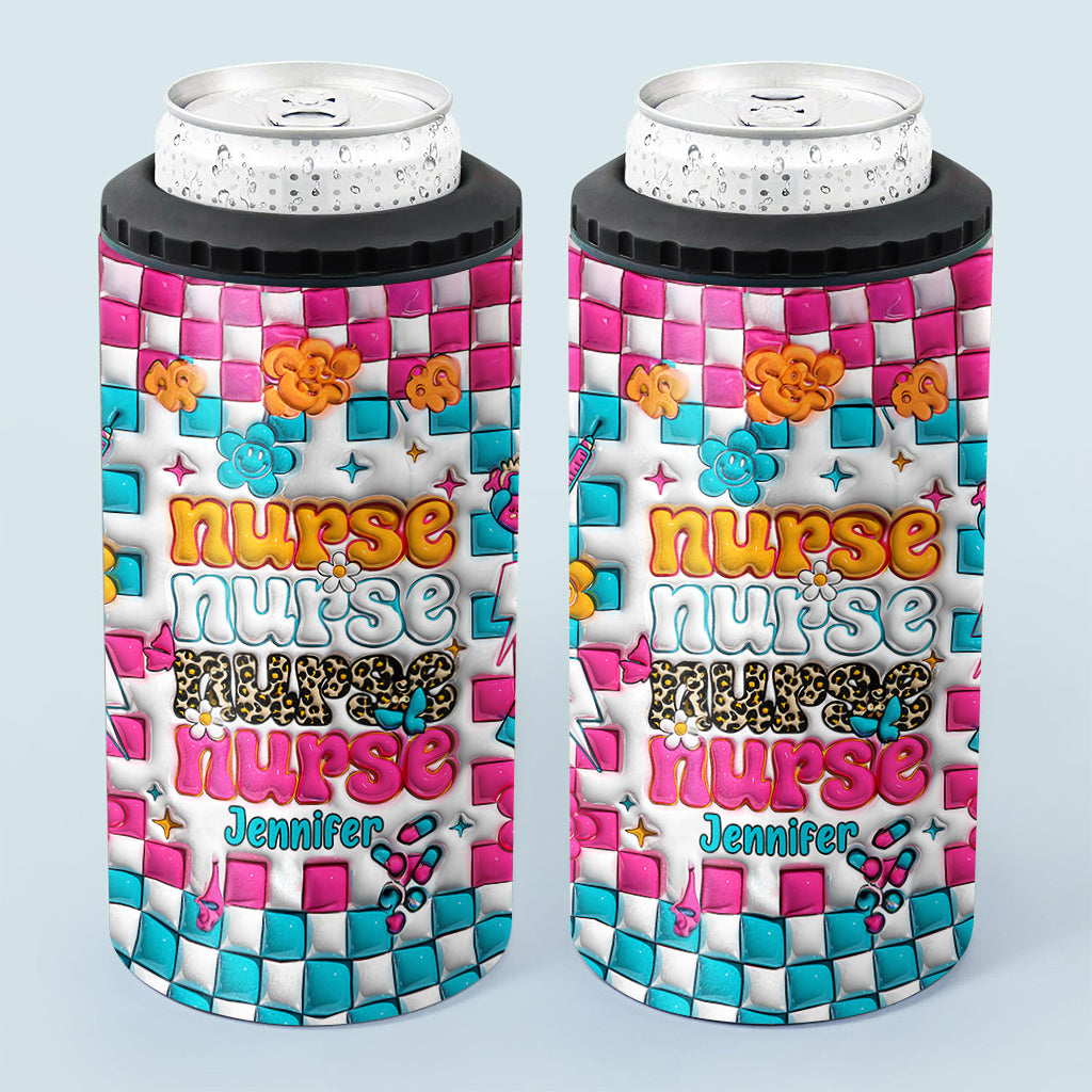 Nurse Life - Personalized Nurse Can Cooler