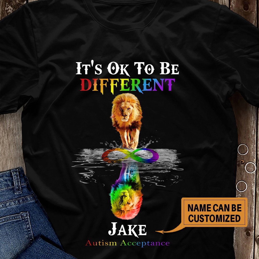 Anderssein ist okay – Personalisiertes T-Shirt und Hoodie zur Akzeptanz von Autismus