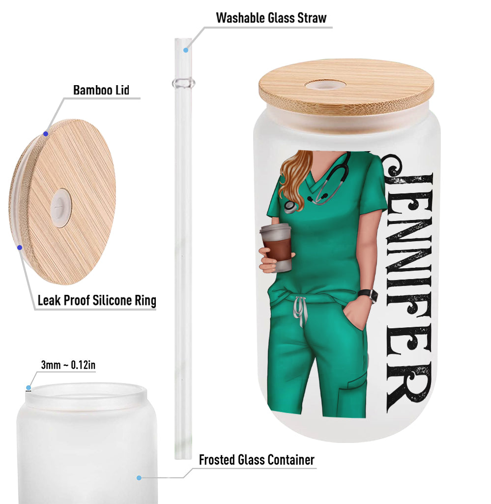 Nurse Life - Personalized Nurse Can Glass