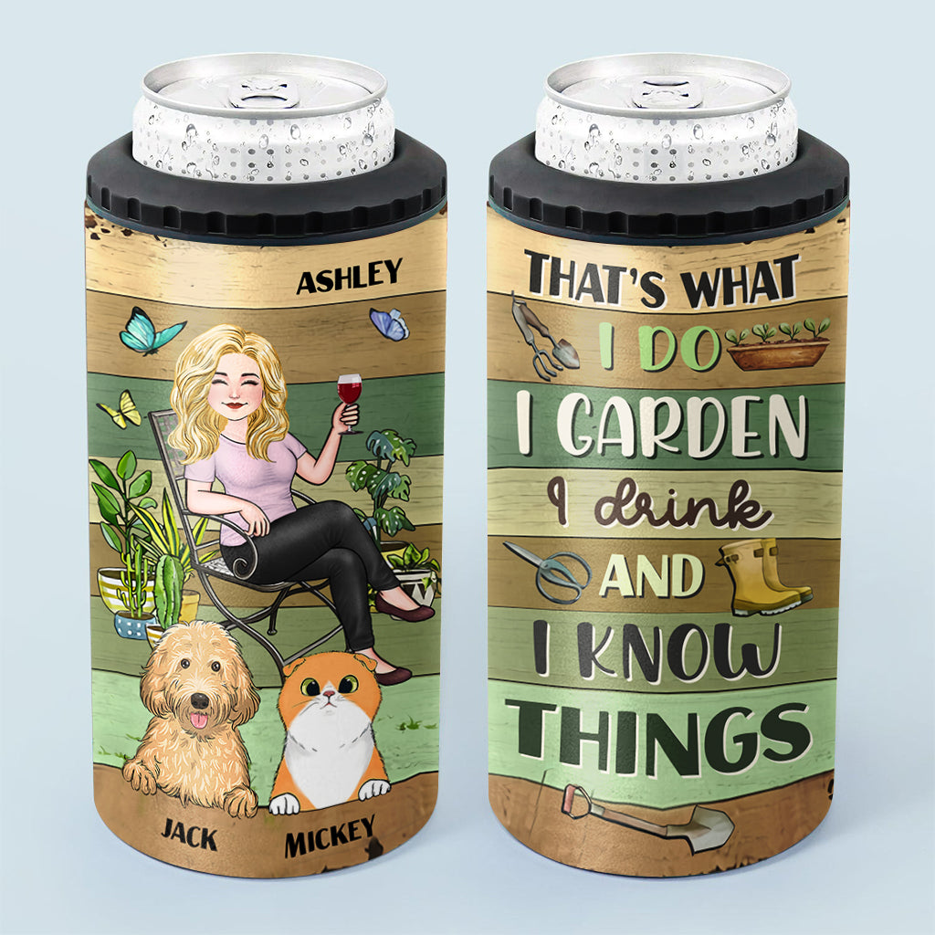 That's What I Do - Personalized Gardening Can Cooler
