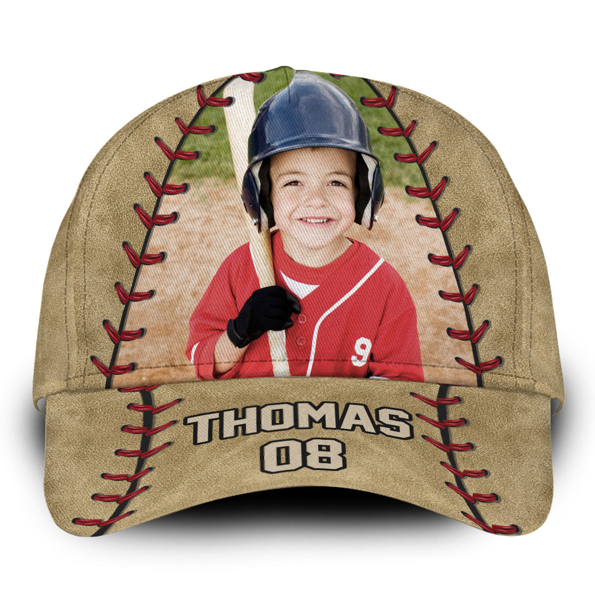 Gib niemals auf – Personalisierte Baseball-Klassiker-Kappe