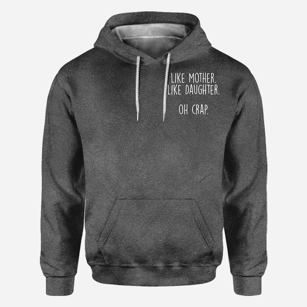 Like Mother Like Daughter - Personalized Mother's Day Mother All Over T-shirt and Hoodie