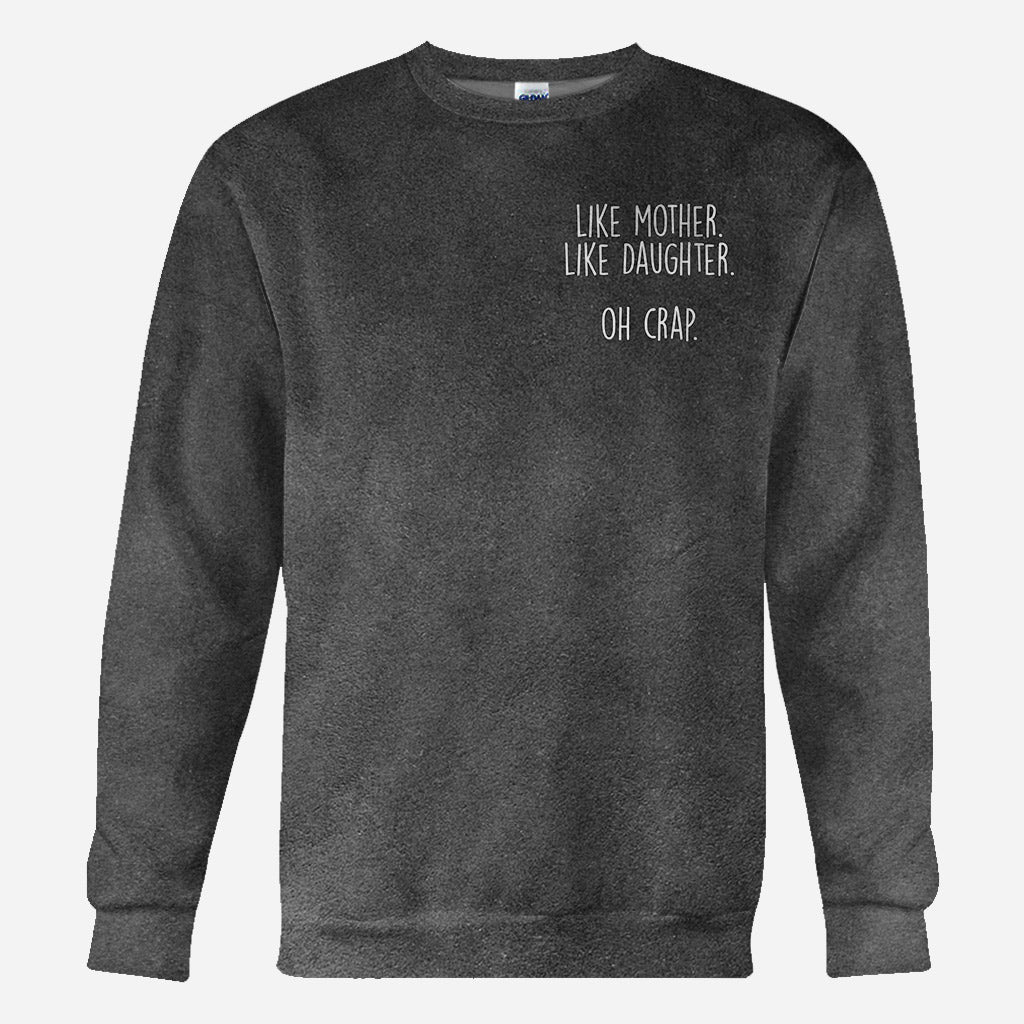 Like Mother Like Daughter - Personalized Mother's Day Mother All Over T-shirt and Hoodie