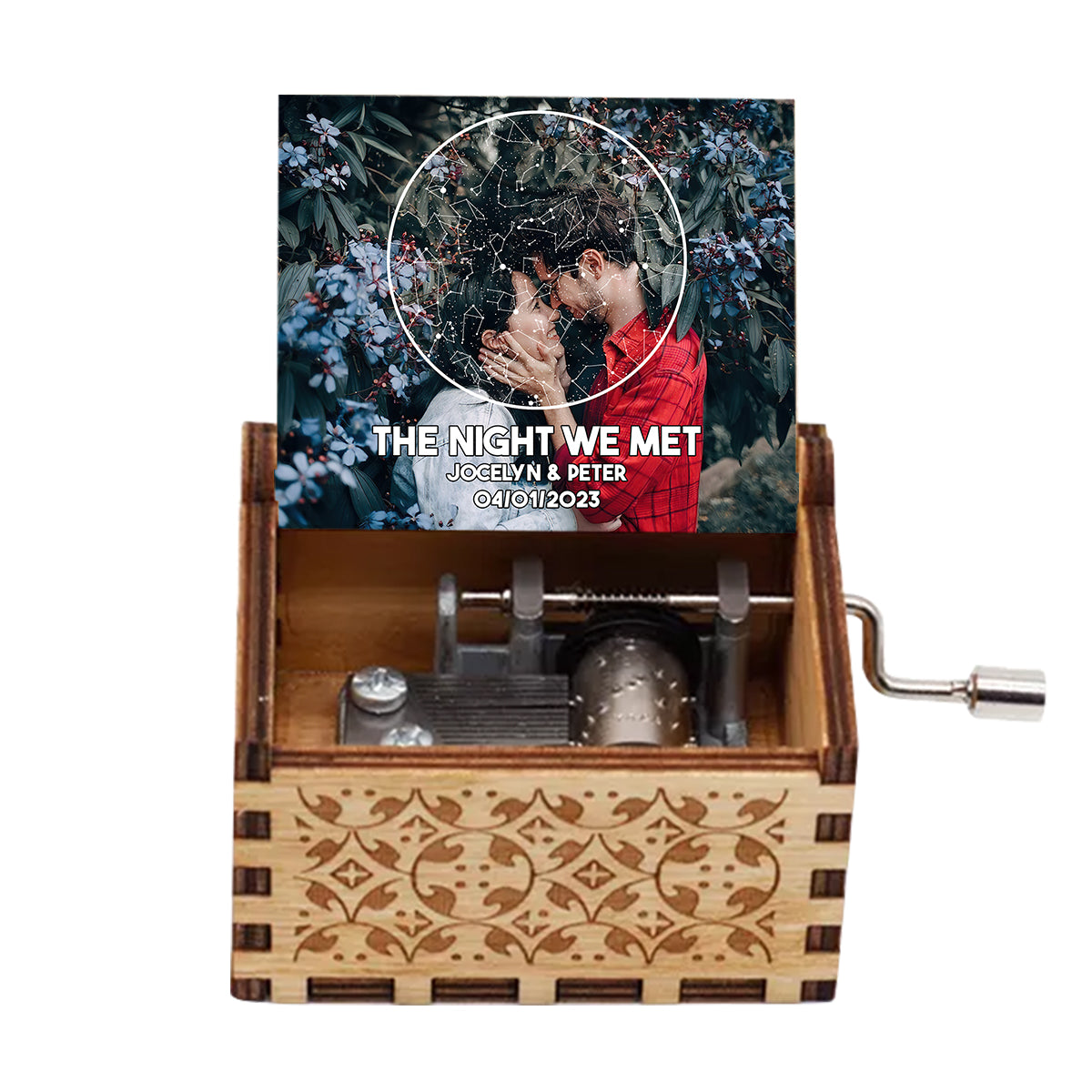 The Night We Met - Personalized Couple Hand Crank Music Box