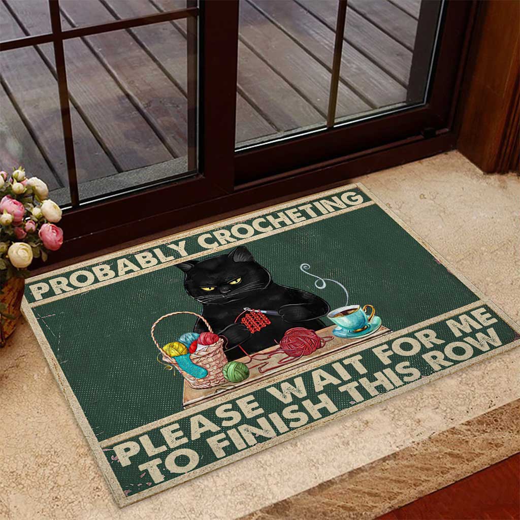 Probably Crocheting - Crocheting Doormat