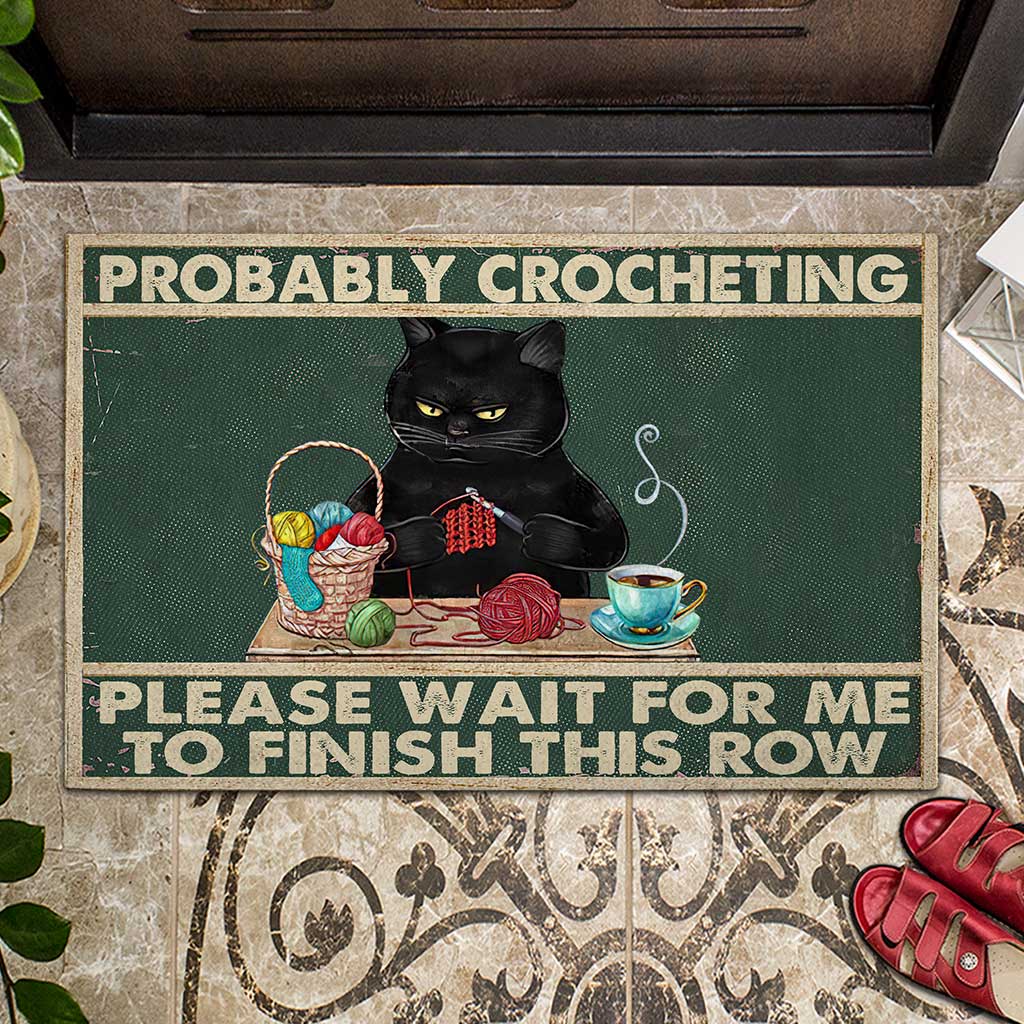 Probably Crocheting - Crocheting Doormat