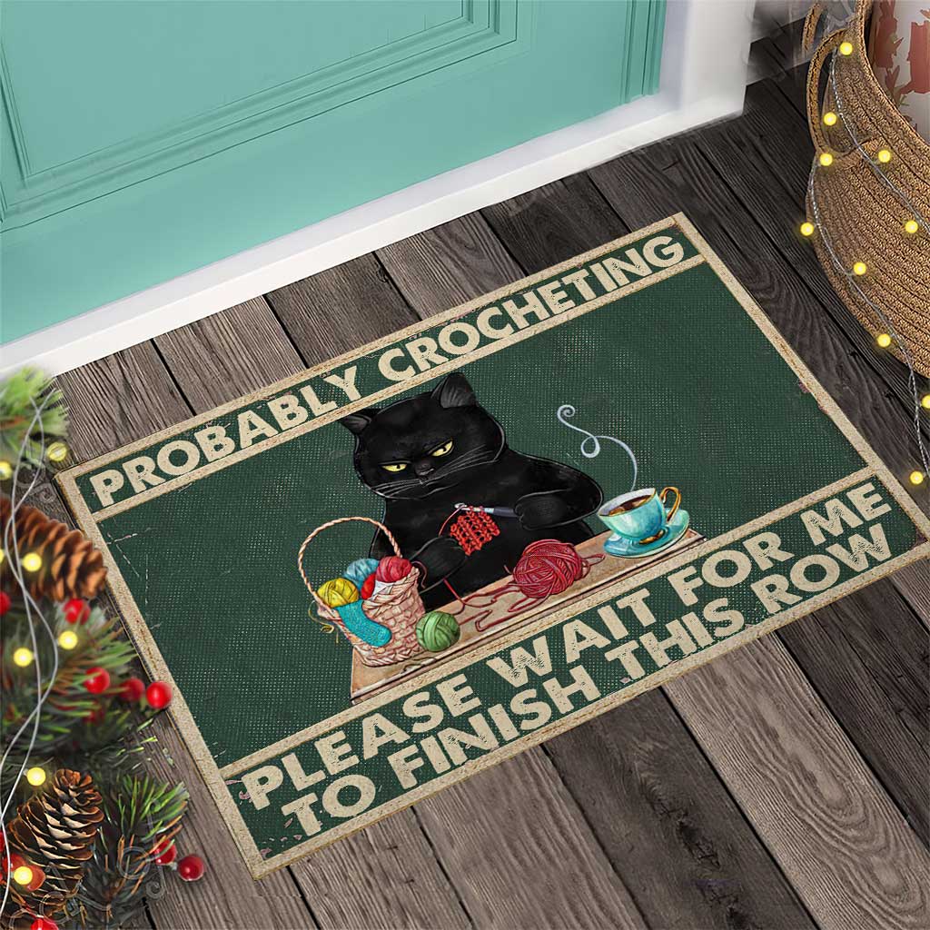 Probably Crocheting - Crocheting Doormat