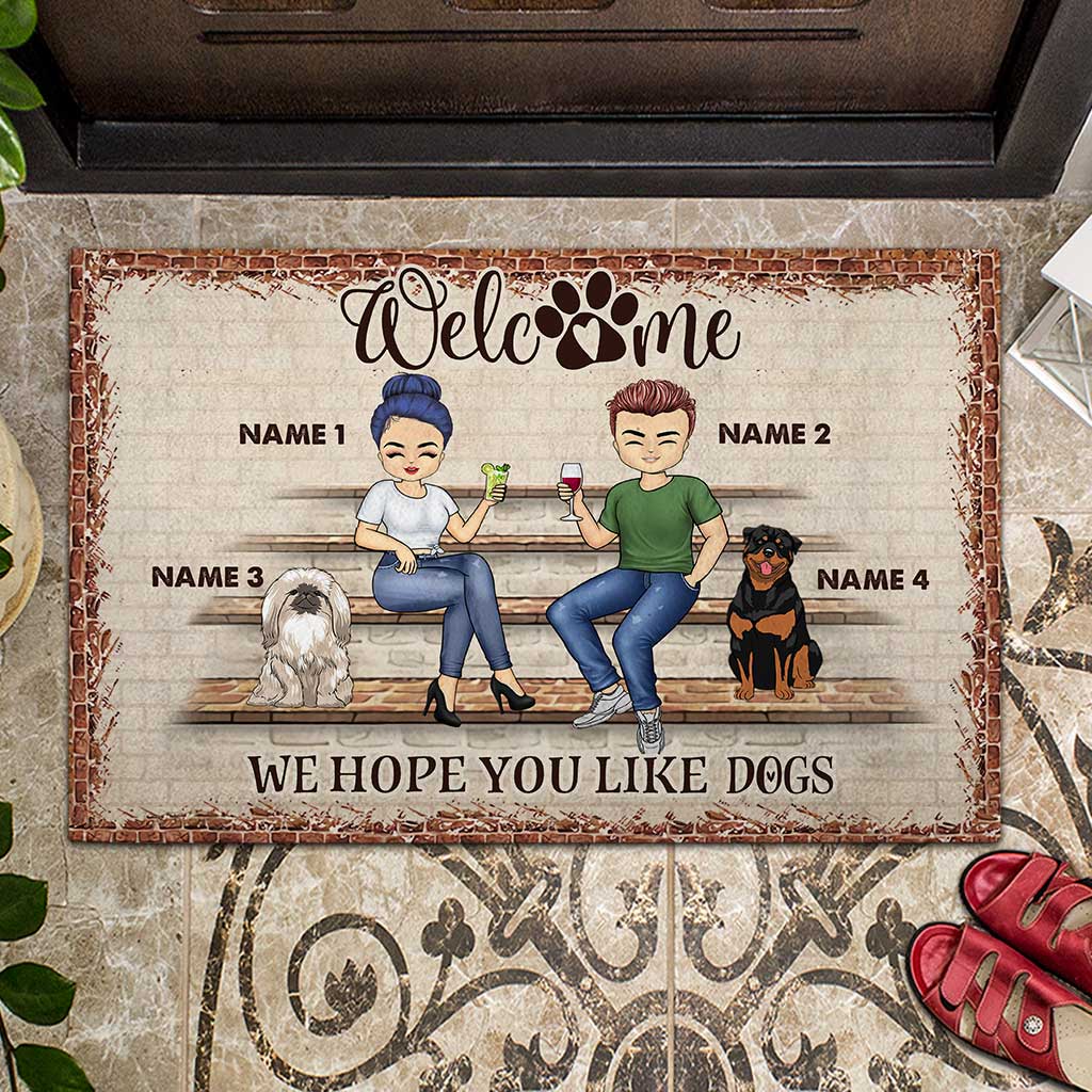 We Hope You Brought - Personalized Couple Doormat