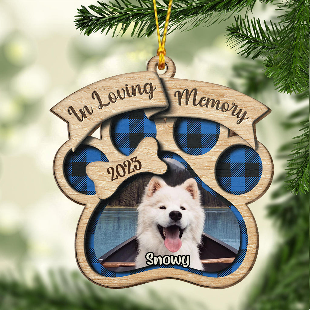 In Loving Memory - Personalized Dog Ornament